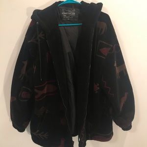 Forecaster fuzzy oversized Sherpa coat